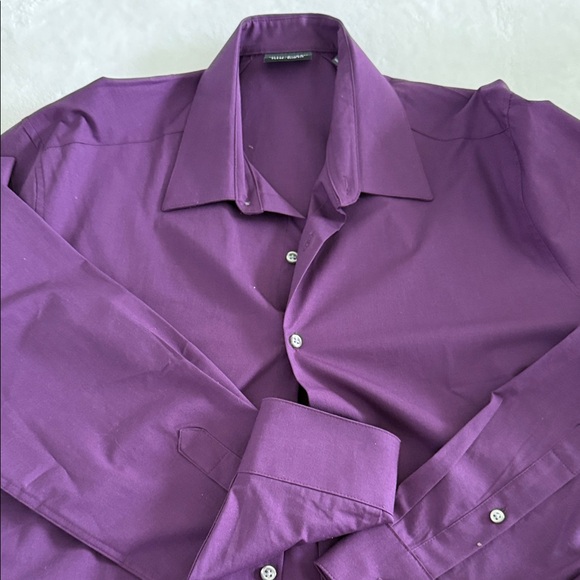 Van Heusen Men's Purple Dress Shirt - Picture 1 of 4